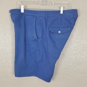 Rodd & Gunn Blue Custom Fit Cotton Shorts 33 9" Inseam